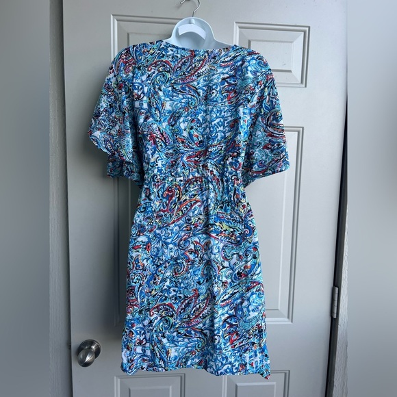 Lauren Ralph Lauren Swim Cover-Up Dress size L Paisley Boho Beach Style - Picture 9 of 9